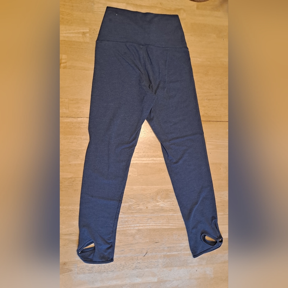 Aerie 7/8 length blue leggings size small